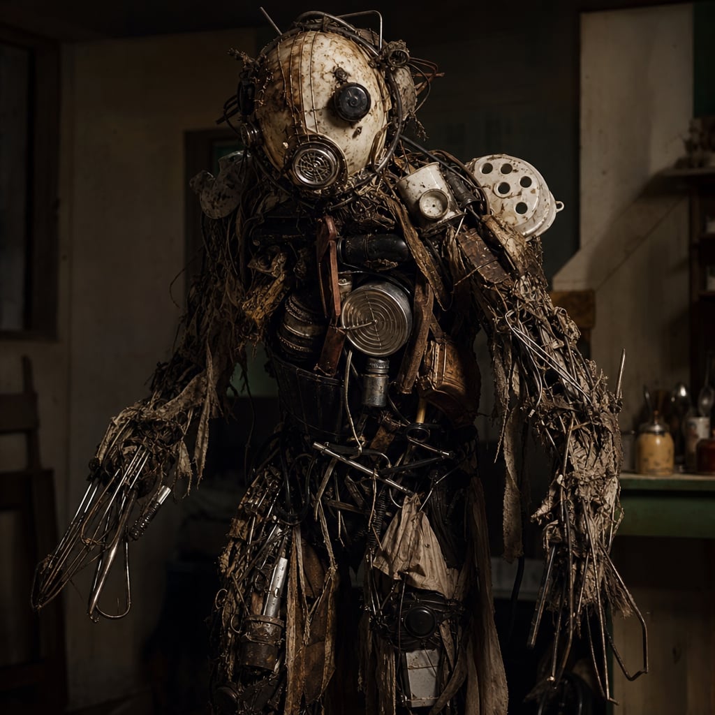 This Terrifying Movie Monster Was Built From Household Junk